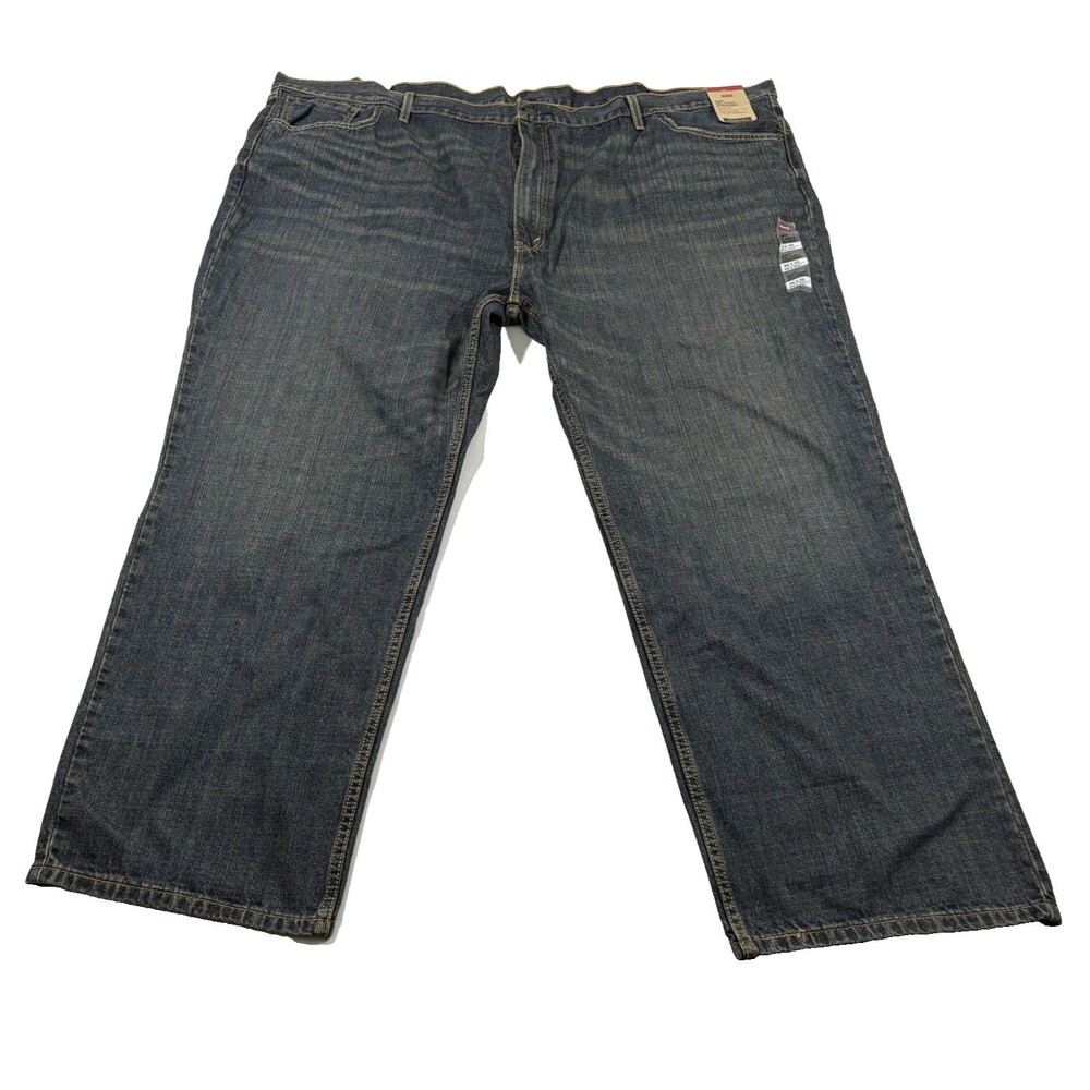 Levi's 559 Relaxed Straight Fit Jeans Denim Dark Blue Big & Tall Sz 56 x 32 NWT
